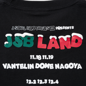 JSB LAND ロゴTシャツ/BLACK